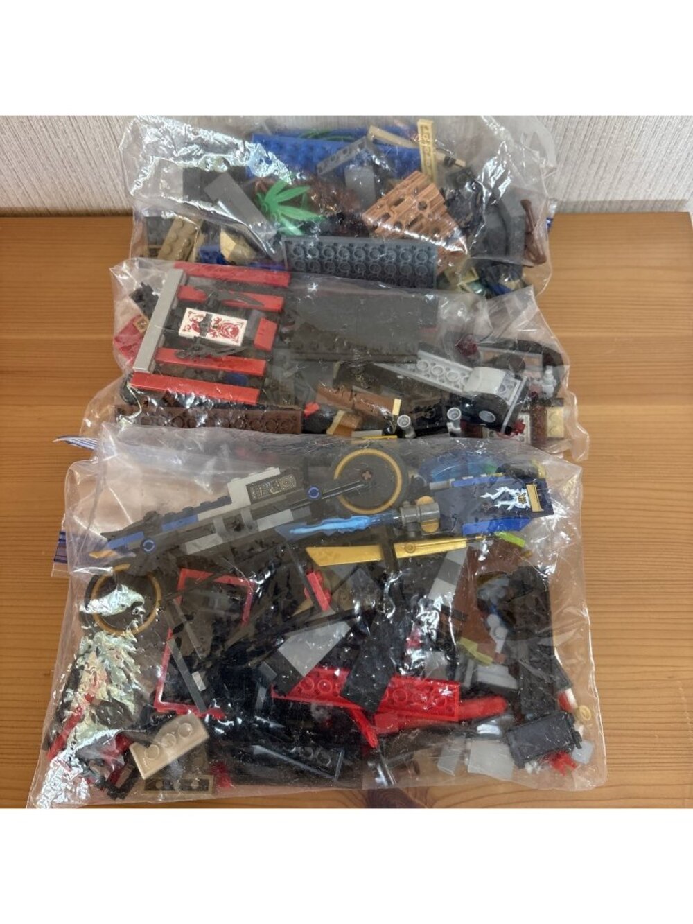 LEGO Loose Lot Ninjago City Police Island Jays Jet Mixed Bricks Bulk Piece Parts